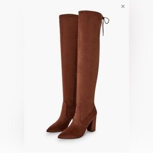 Aubriana Over-the-Knee Heeled Boot